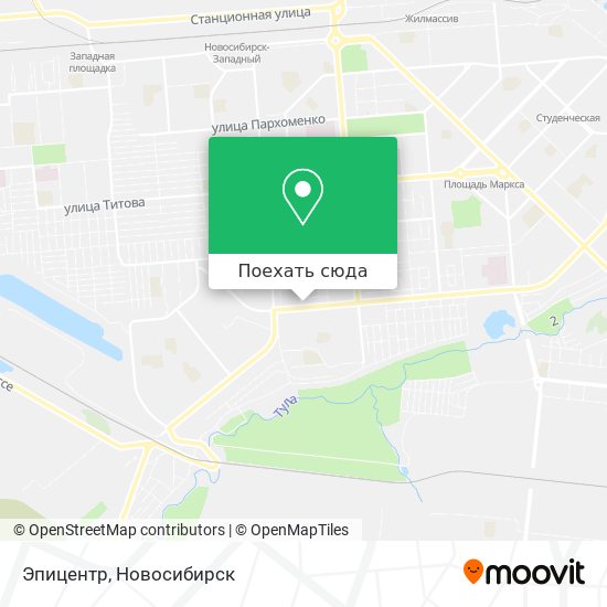 Карта Эпицентр