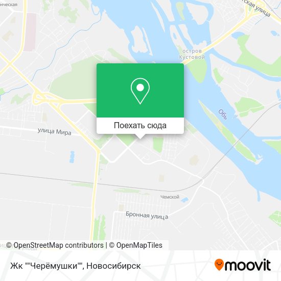Карта Жк ""Черёмушки""