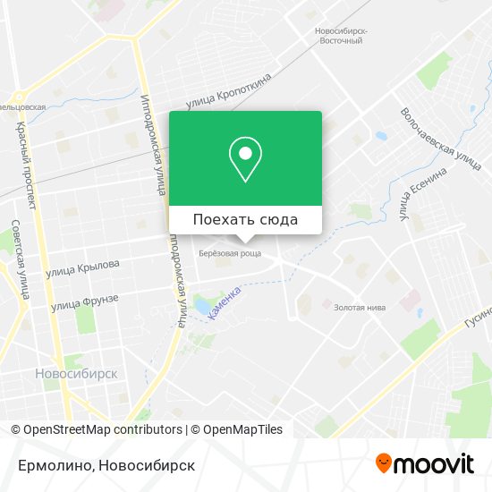 Карта Ермолино