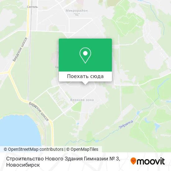 Карта Cтроительство Нового Здания Гимназии № 3