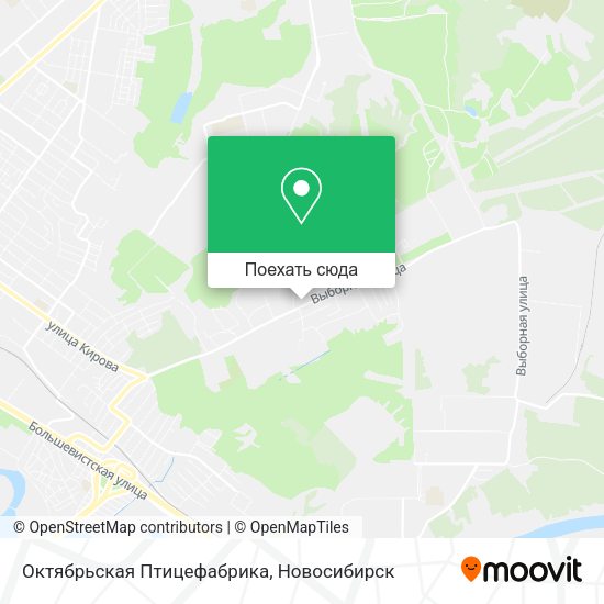 Карта Октябрьская Птицефабрика