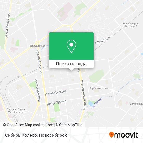 Карта Сибирь Колесо