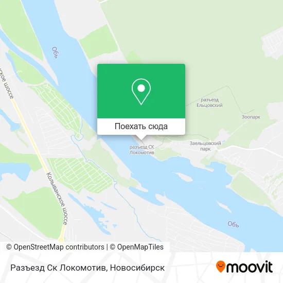 Карта Разъезд Ск Локомотив