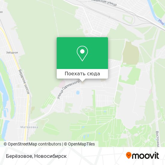 Карта Берёзовое