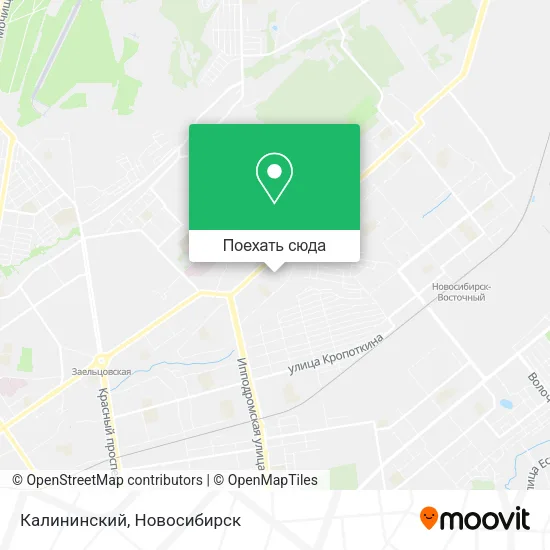 Карта Калининский