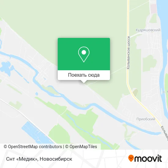 Карта Снт «Медик»