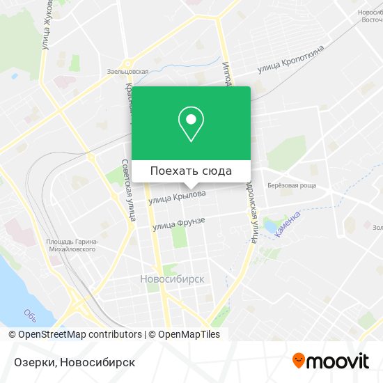 Карта Озерки