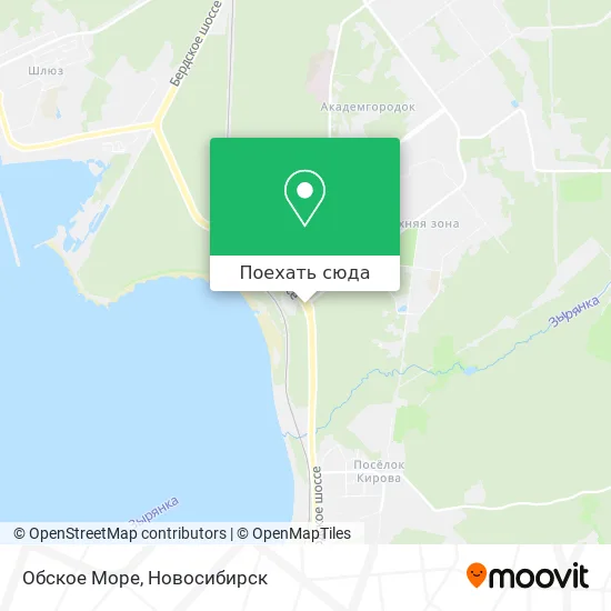 Карта Обское Море