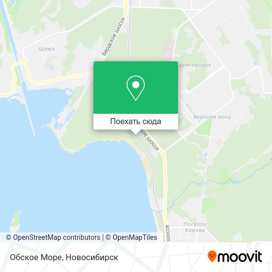 Карта Обское Море