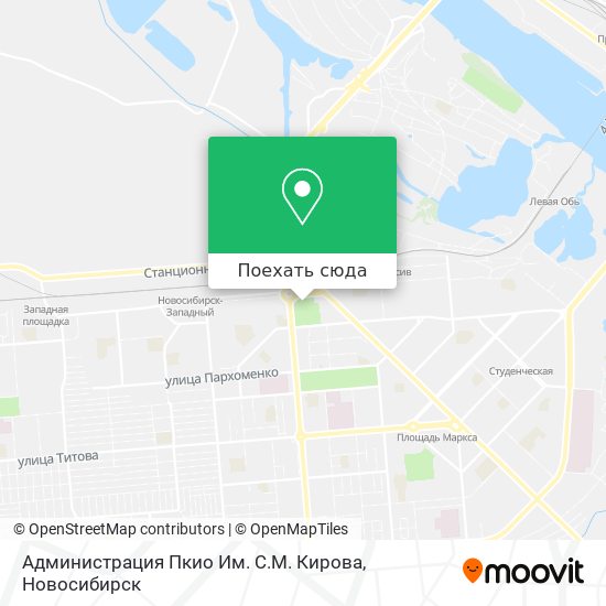 Карта Администрация Пкио Им. С.М. Кирова