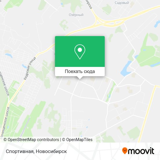 Карта Спортивная