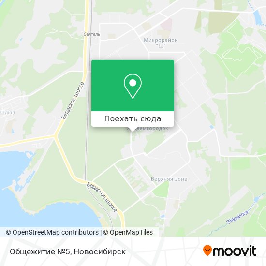 Карта Общежитие №5