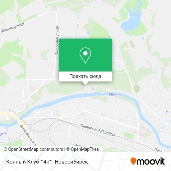 Карта Конный Клуб ""4к""