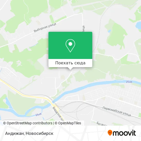 Карта Андижан