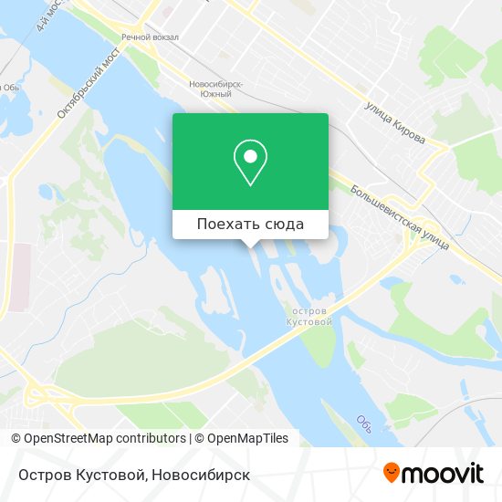 Карта Остров Кустовой