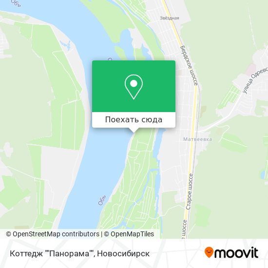 Карта Коттедж ""Панорама""