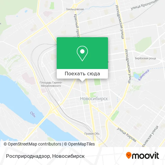 Карта Росприроднадзор