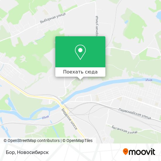 Карта Бор