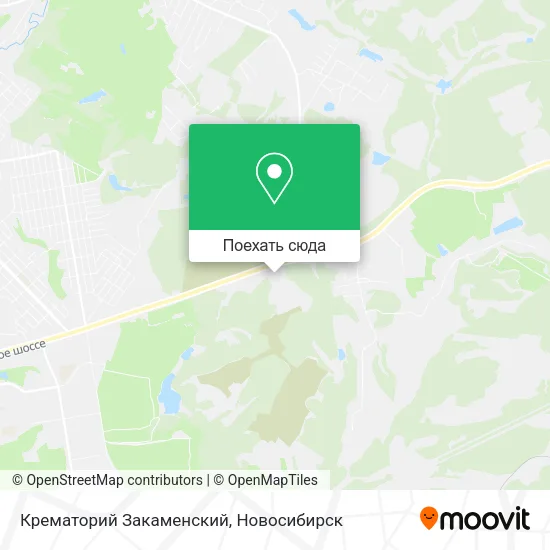 Карта Крематорий Закаменский