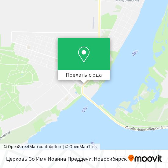 Карта Церковь Со Имя Иоанна-Преддечи