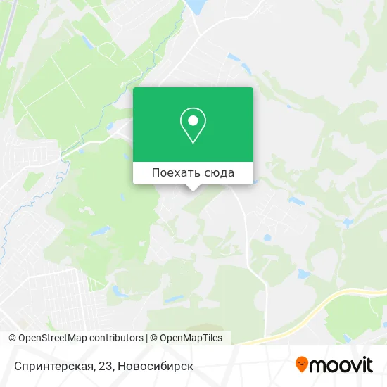 Карта Спринтерская, 23