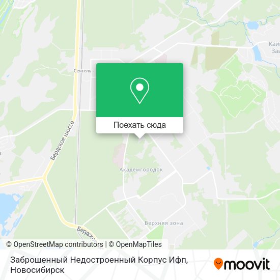 Карта Заброшенный Недостроенный Корпус Ифп