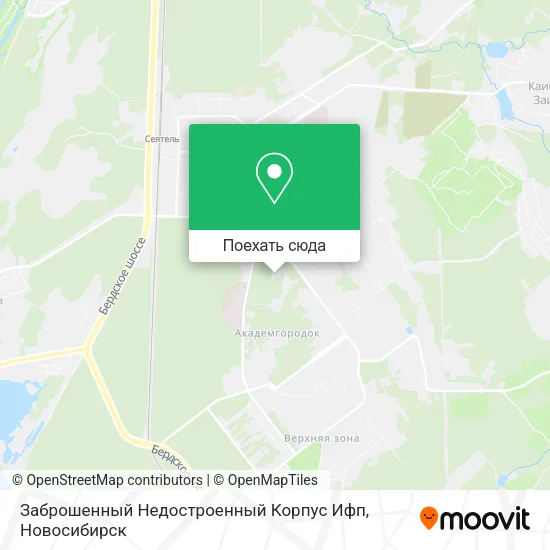 Карта Заброшенный Недостроенный Корпус Ифп