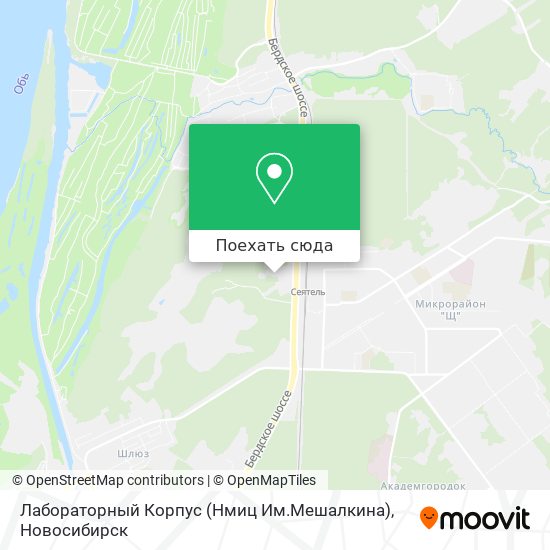 Карта Лабораторный Корпус (Нмиц Им.Мешалкина)