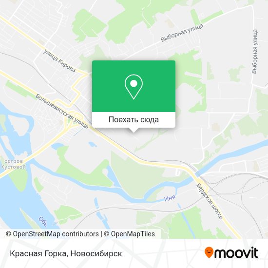 Карта Красная Горка