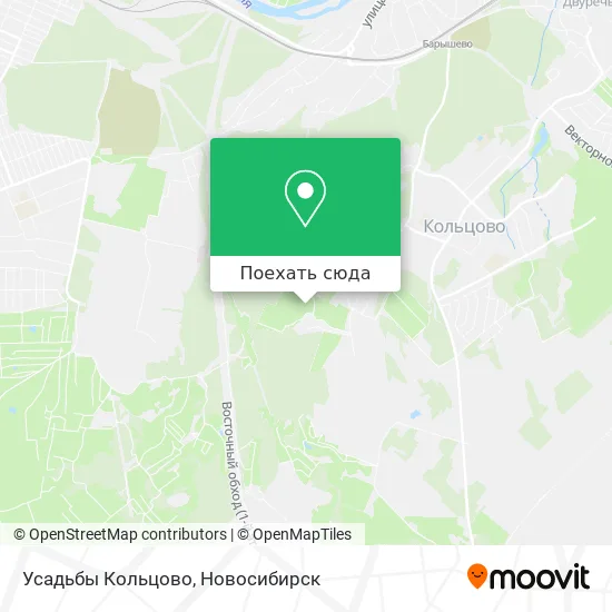 Карта Усадьбы Кольцово