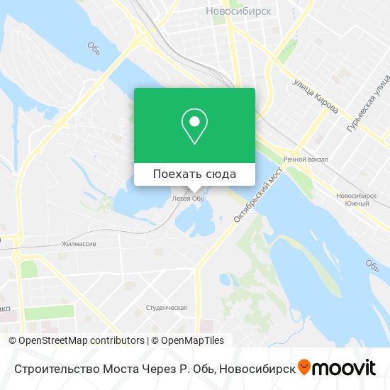 Карта Строительство Моста Через Р. Обь
