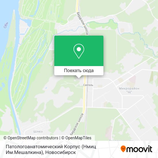 Карта Патологоанатомический Корпус (Нмиц Им.Мешалкина)