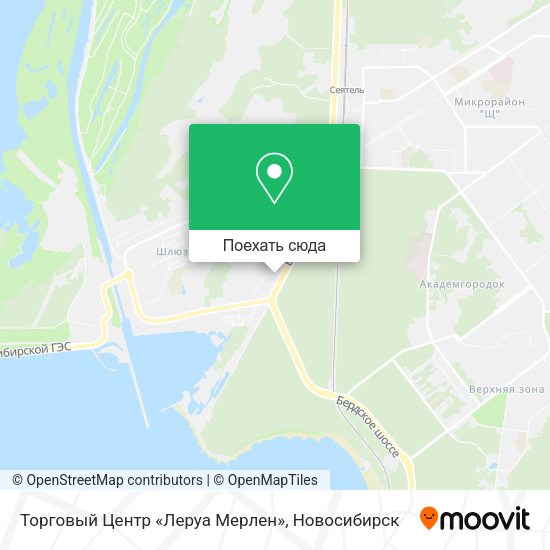 Карта Торговый Центр «Леруа Мерлен»