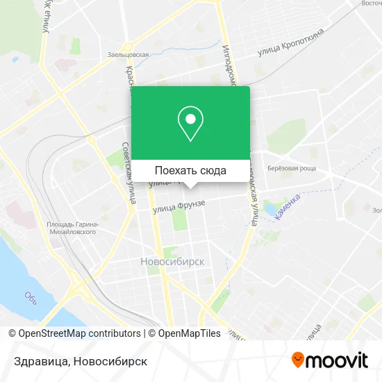 Карта Здравица