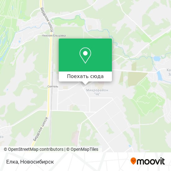 Карта Елка
