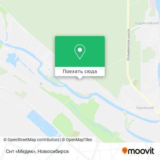 Карта Снт «Медик»
