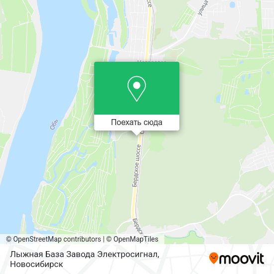 Карта Лыжная База Завода Электросигнал