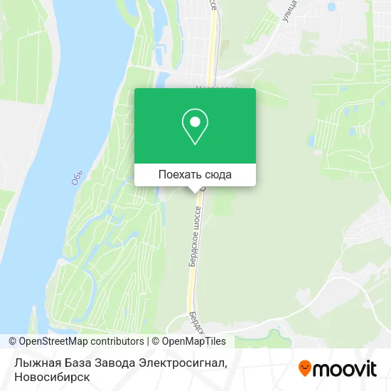 Карта Лыжная База Завода Электросигнал