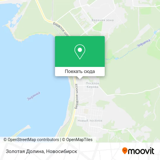 Карта Золотая Долина