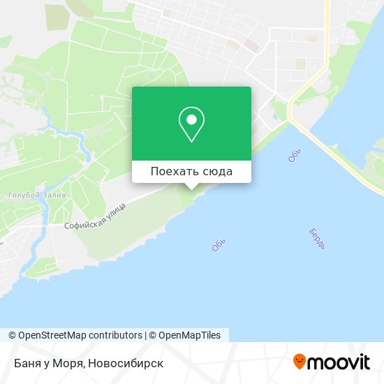 Карта Баня у Моря