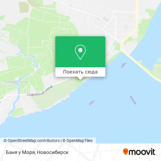 Карта Баня у Моря