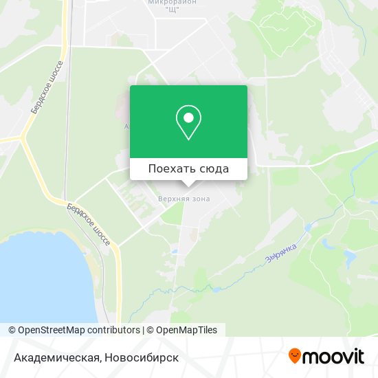 Карта Академическая