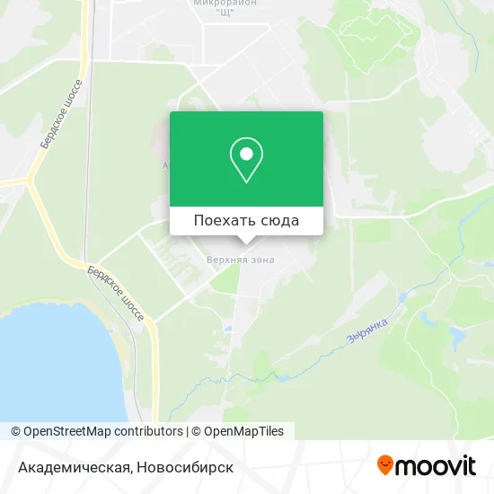 Карта Академическая