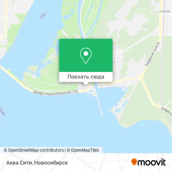 Карта Аква Сити