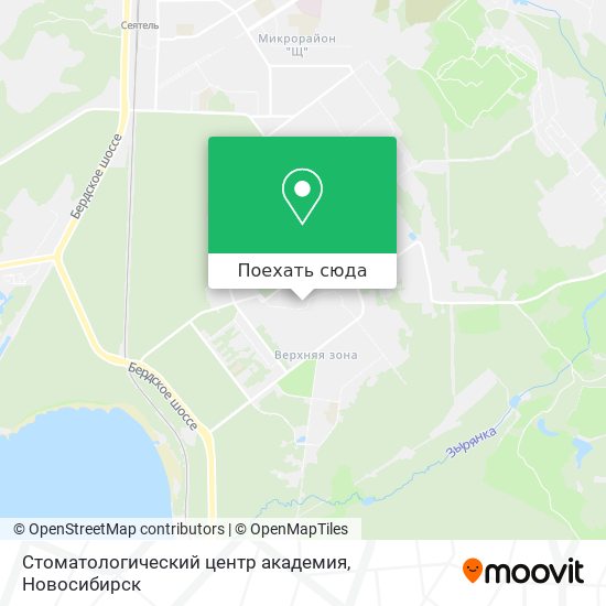 Карта Стоматологический центр академия