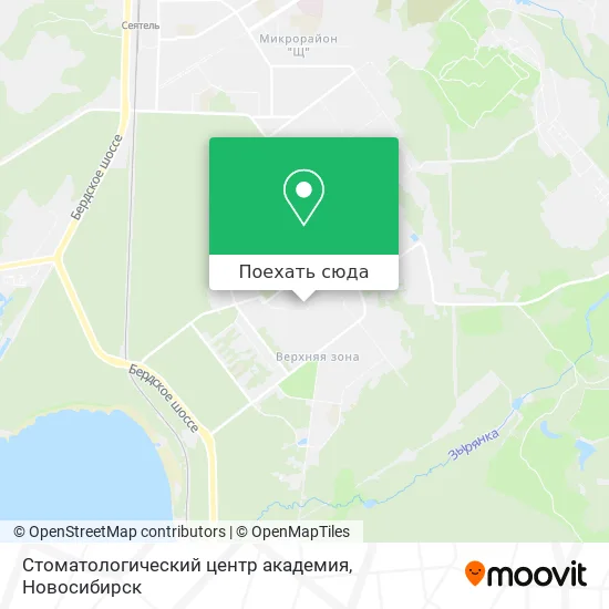 Карта Стоматологический центр академия