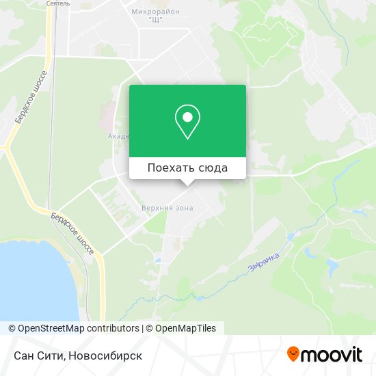 Карта Сан Сити