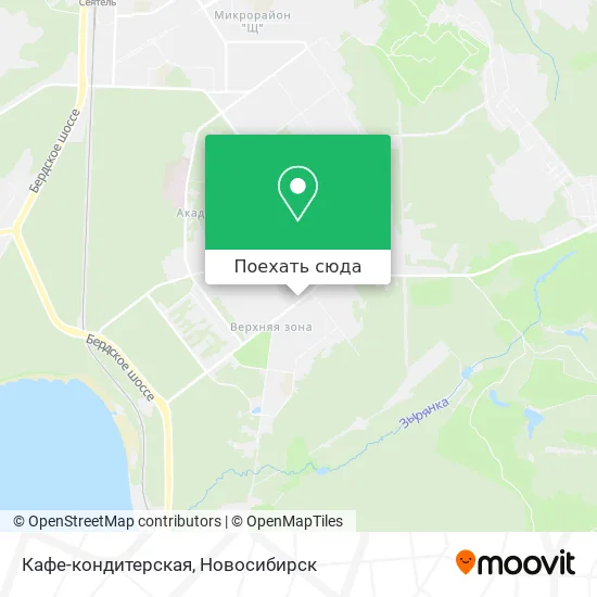 Карта Кафе-кондитерская