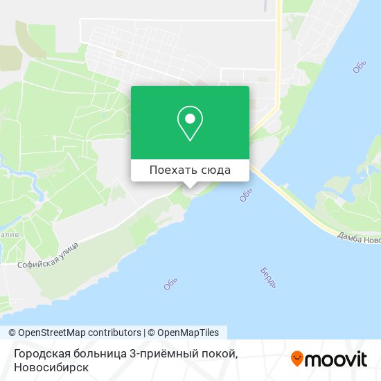 Карта Городская больница 3-приёмный покой