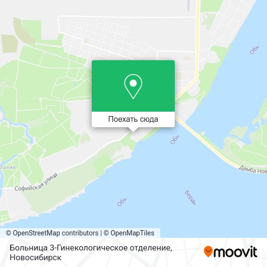 Карта Больница 3-Гинекологическое отделение